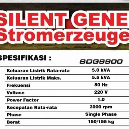 genset silent 6 kva