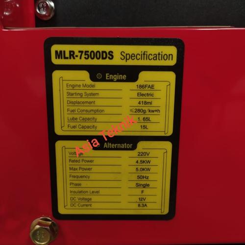Genset silent diesel 5000 watt Mollar
