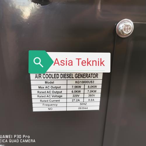 genset silent 10 kva KG10800 new technology