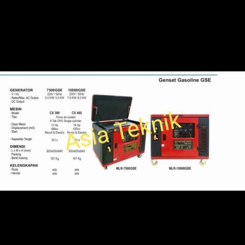 Genset silent 10 kva Mollar MLR10000GSE