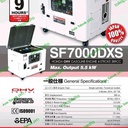 Genset silent honda 5500 watt