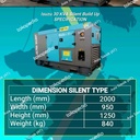 Genset Silent 30 kva Isuzu