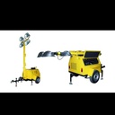 tower light 9 meter 4 x 1000 watt model trailer