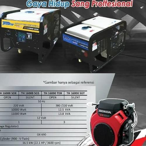 genset open honda 10 kva 8500 watt TH 12000 TDX