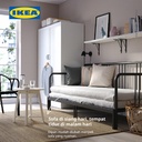IKEA FYRESDAL Rangka Dipan 80x200 cm Hitam Bahan Baja