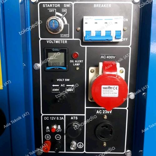 genset silent 10 kva 1 phase HG12000SDV