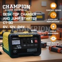 Charger Aki Mobil Motor 30 Ampere 12 - 24V Champion CT30 USA Technology / Battery Charger Aki
