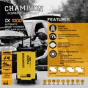 Charger Aki Mobil Truck 1000 Ampere 12V 24V Champion CK1000 USA Technology