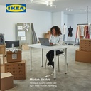 IKEA LINNMON Meja Minimalis Berkualitas Putih 100x60 cm