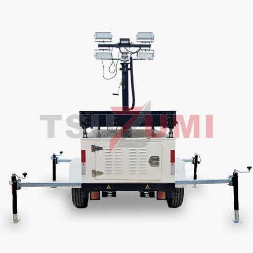 Mobile Solar Panel Light Tower SLT 7 Tsuzumi Japan Technology / Panel Surya Light Tower