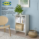 IKEA BAGGEBO Rak Buku Putih 50x30x80 cm