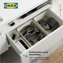 IKEA BESTA Meja TV Minimalis Putih dengan Laci 180x42x39 cm