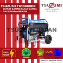Genset Tsuzumi 10 KVA Duel Fuel GAS LPG & Gasoline TG 10000 DF