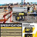 Genset 10000 Watt Champion CEM 13000 - Genset Open Gasoline