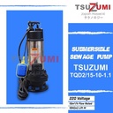 Pompa celup Submersible pump air kotor 2 inch 1 phase Tsuzumi Japan TQD 2