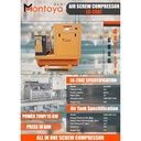 Screw Air Compressor All In One 15 Kw 20 Hp Montoya LG-20AT