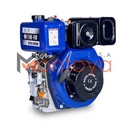 Kompresor Angin 3 hp 12,5 Bar Montoya Komplit Engine Diesel Faw 170F