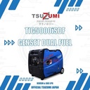 Genset Dual Fuel 2 in 1 Gas & Bensin 4000 Watt Tsuzumi TIG5000iSDF