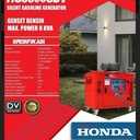Genset Bensin Honda 6000 Watt 8 KVA Hidemitsu HG8500SDV
