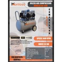 Mesin Kompresor Angin Oiless 2 Hp 50 Liter MONTOYA U.S.A
