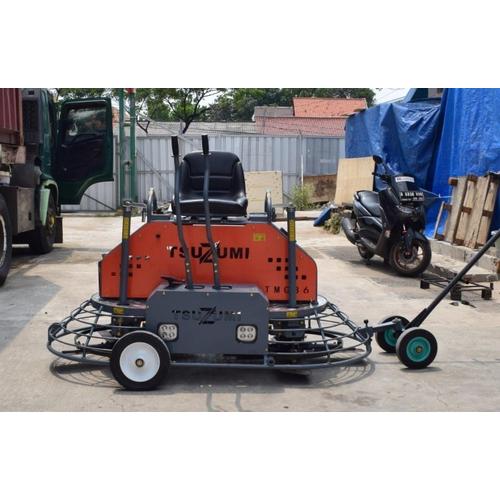 Ride On Power Trowel Tsuzumi Honda TMG36 Mesin Perata Coran Beton