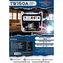 Genset Las portable 160 Ampere Tsuzumi TW160A Welder Generator