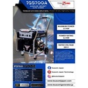 Genset Auto Choke 3500 Watt Tsuzumi TG5700A Japan Technology