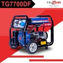 Genset Open 7 kva Dual Fuel LPG & Gesoline Tsuzumi Japan Technology