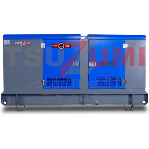 Genset Silent TDG 200 KVA 320 Volt Tsuzumi Japan Technology