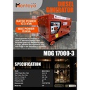Genset Diesel Montoya 15 kva MDG 17000-3