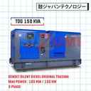 Genset Diesel Super Silent 150KVA Tsuzumi TDG 150 KVA 3 phase