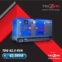Genset Silent TSUZUMI 4 Cylinder Turbo ZD Type TDG 62,5 KVA