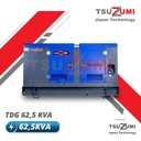Genset Silent 4 Cylinder Turbo ZD Type TDG 62,5 KVA TSUZUMI