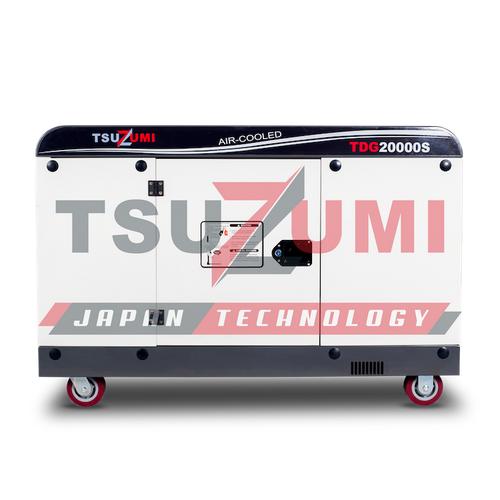 Genset 20 KVA 1 phase. Tsuzumi Japan Generator TDG 20000 S-1