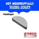 KEY, WOODRUFF 90280-03024 UNTUK MESIN TEMPEL YAMAHA 8PK