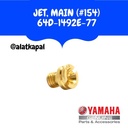 JET, MAIN (#154) 64D-1492E-77 UNTUK MESIN TEMPEL YAMAHA 200PK 2TAK