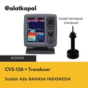 Koden CVS-126 Echosounder Fishfinder CVS 126 Bahasa Indonesia