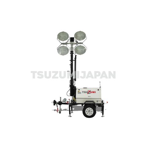 Genset Tower Light tinggi 7 Meter 1000 Watt x 4 Heavy Duty Type LT7