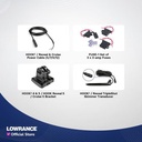 LOWRANCE Hook Reveal 5x Splitshot GPS Laut FishFinder