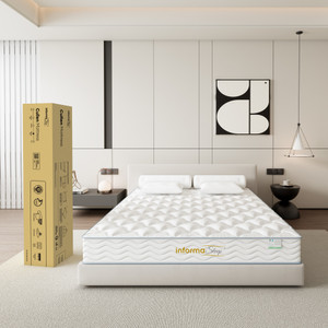 Informa Sleep Cullen Kasur Spring Pocket In Box Mattress Pu Foam Matras Medium Firm Kasur Tidur Perlengkapan Kamar Tidur