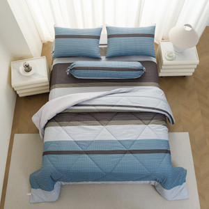 Informa Seprai Microfiber Urban Sprei Motif Seprai Aesthetic Seprei Sheet Set Bed Sheet Aksesoris Tempat Tidur Set Sarung Bantal Sarung Guling