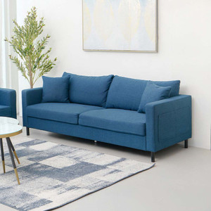 Informa Nordia Anniston Sofa Fabric 3 Seater Dallas Tempat Duduk Empuk Sofa Ruang Tamu Furniture Indoor Rumah Fabric Couch