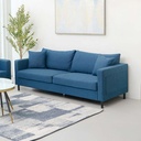 Informa Nordia Anniston Sofa Fabric 3 Seater Dallas Tempat Duduk Empuk Sofa Ruang Tamu Furniture Indoor Rumah Fabric Couch