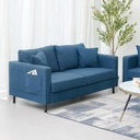 Informa Nordia Anniston Sofa Fabric 2 Seater Dallas Tempat Duduk Empuk Sofa Ruang Tamu Furniture Indoor Rumah Fabric Couch