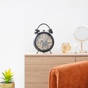 Informa Jam Meja Gear 113 - Hitam Desk Clock Jam Analog Aesthetic Dekorasi Meja Hiasan Rumah Tempat Komersial