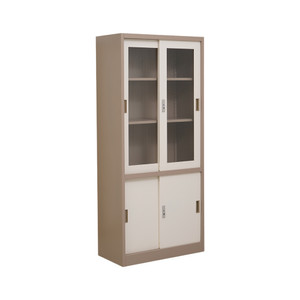 Informa Kiev Lemari Arsip Kantor Metal Slide Half - Cokelat Muda Lemari Kabinet Office Cabinet Penyimpanan Indoor Furniture Kantor Sekolah