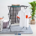 Informa 75X60X103 cm Gretta Jemuran Baju - Hitam Tempat Jemur Baju Drying Rack Gantungan Laundry Perlengkapan Rumah Tangga