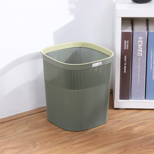 Informa 9 ltr Flo Tempat Sampah Tanpa Tutup - Hijau Tong Sampah Wadah Pembuangan Alat Kebersihan Indoor Trash Bin