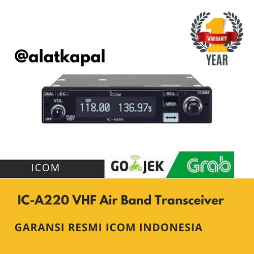 ICOM IC-A220 VHF Air Band Transceiver Rig Pesawat Radio