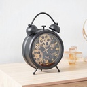 Informa Jam Meja Gear 113 - Hitam Desk Clock Jam Analog Aesthetic Dekorasi Meja Hiasan Rumah Tempat Komersial